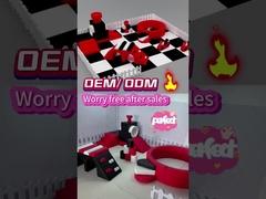 Party Vermietung Soft Play Ausrüstung aufblasbares Sprunghaus Kinder Ball Pit Spielplatz