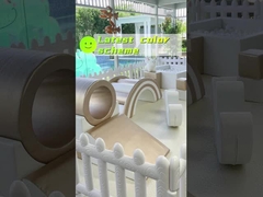 Indoor Kids Soft Play Ausrüstung Commercial Golden And White Kids Party Center