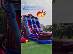 Octopus aufblasbare Wasserrutsche Kleines Pool Hinterhof aufblasbare Wasserrutsche zum Verkauf