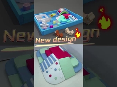 Kinder Soft Play Ball Pit Ein komplettes Set Soft Play Rainbow Bridge Soft Play Ausrüstung