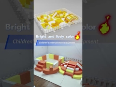 Orange Billiges Soft Play-Gerät Soft Play-Bereich Kinder Indoor Soft Play-Gerät