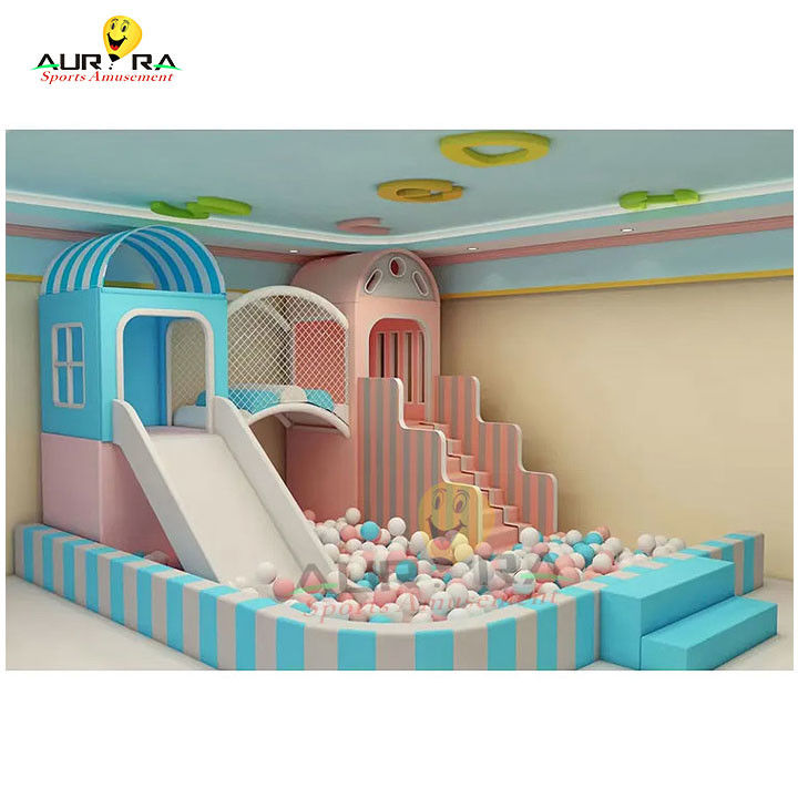 Outdoor Indoor Kinder Indoor Soft Play Ausrüstung Commercial Pink Für Spielplatz