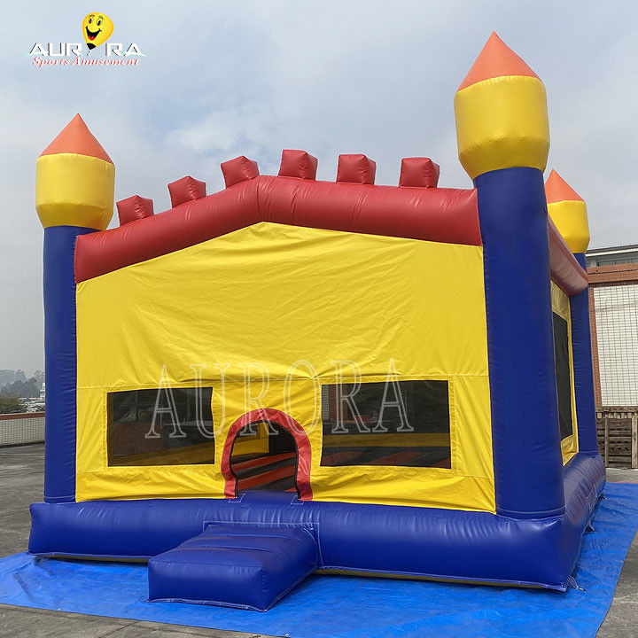 Farbenfrohe aufblasbare Sprunghaus Sprungschütze Sprungschloss für Kinder Party Combo