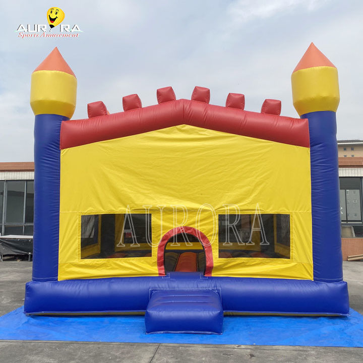 Farbenfrohe aufblasbare Sprunghaus Sprungschütze Sprungschloss für Kinder Party Combo