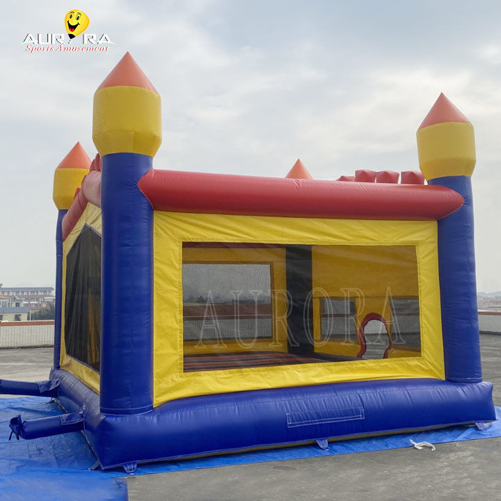 Farbenfrohe aufblasbare Sprunghaus Sprungschütze Sprungschloss für Kinder Party Combo