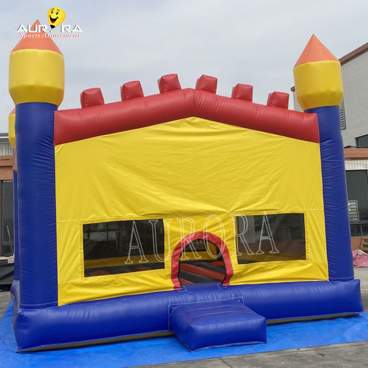 Farbenfrohe aufblasbare Sprunghaus Sprungschütze Sprungschloss für Kinder Party Combo