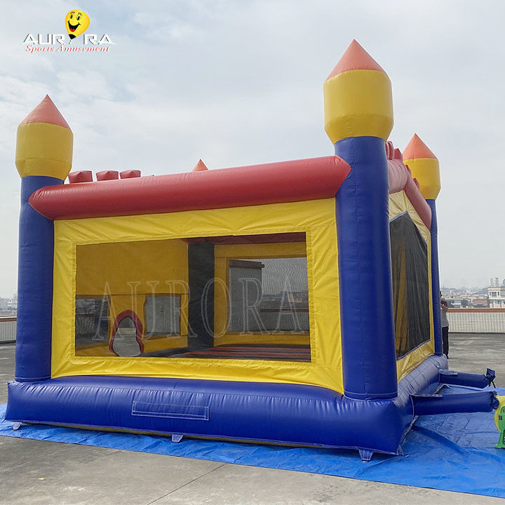 Farbenfrohe aufblasbare Sprunghaus Sprungschütze Sprungschloss für Kinder Party Combo