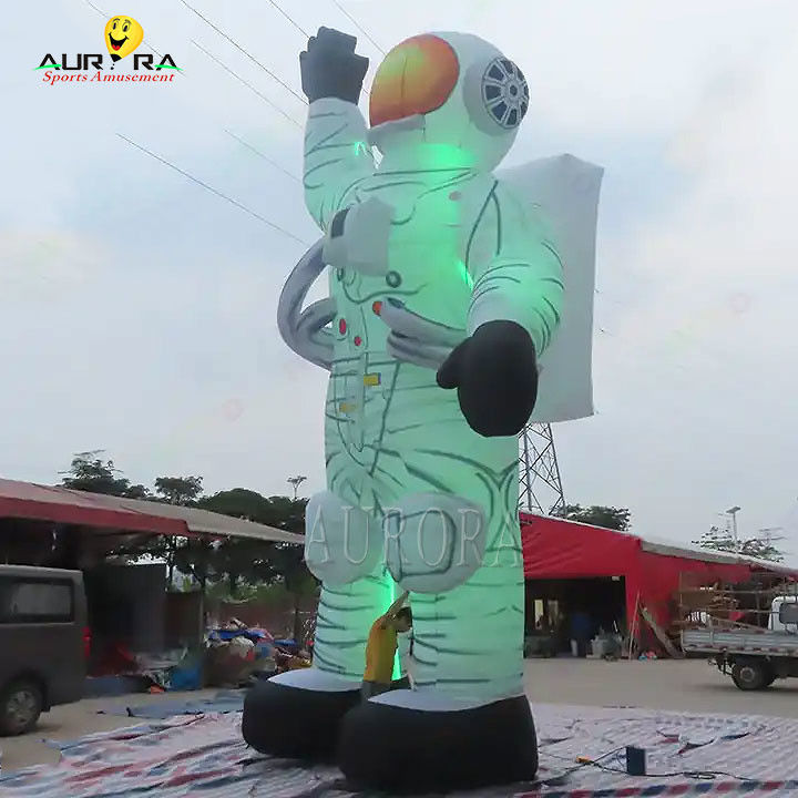 20 Fuß hohe riesige aufblasbare Astronautenbühne Werbung Luft aufblasbare