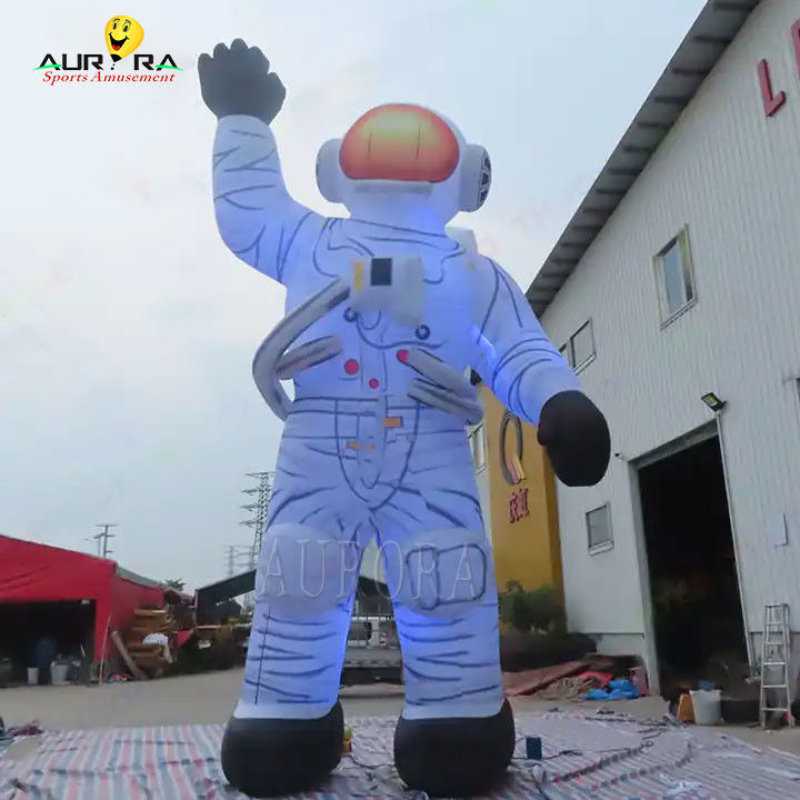 20 Fuß hohe riesige aufblasbare Astronautenbühne Werbung Luft aufblasbare
