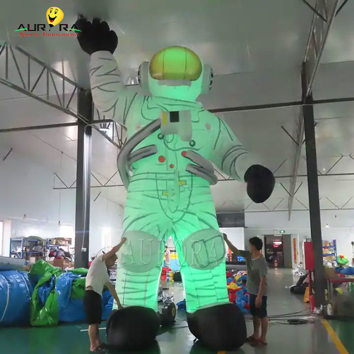 20 Fuß hohe riesige aufblasbare Astronautenbühne Werbung Luft aufblasbare