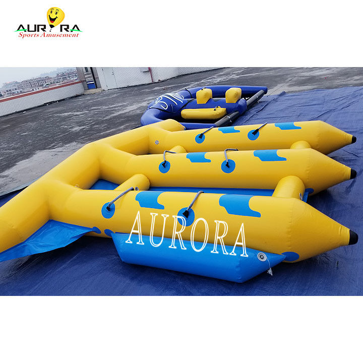 Wassersport farbenfrohe Schleppmittel aufblasbare Bananenboot Tube Fliegende Fische für das Meer