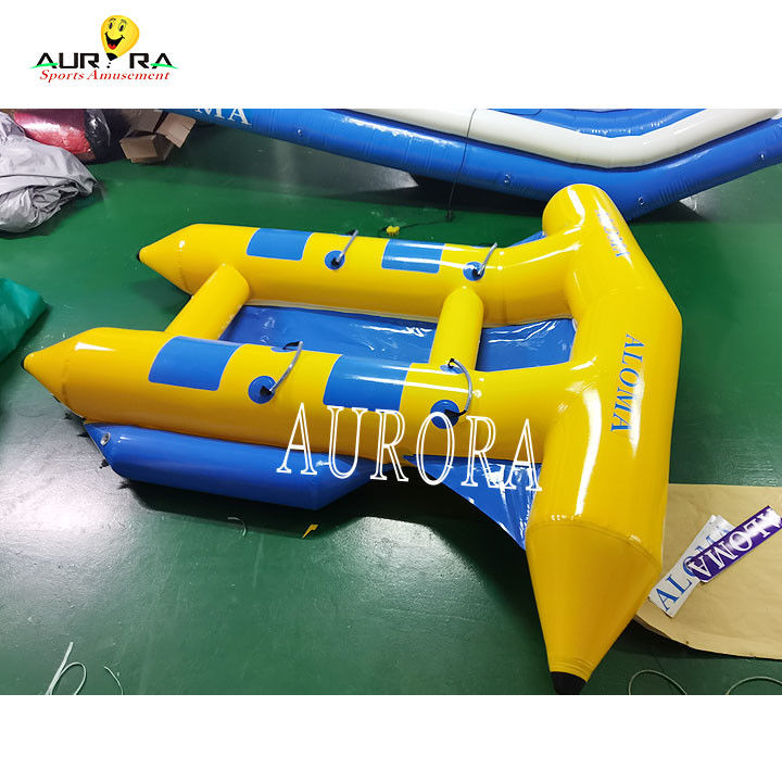 Wassersport farbenfrohe Schleppmittel aufblasbare Bananenboot Tube Fliegende Fische für das Meer