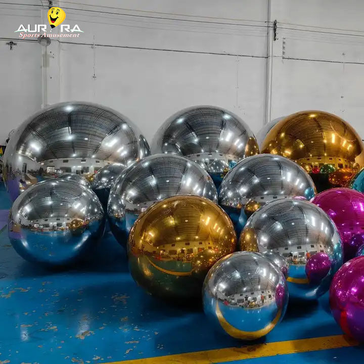 Veranstaltung Dekoration Kugel Aufblasbare Spiegel Ballon Kugeln Hochzeit Laser Disco