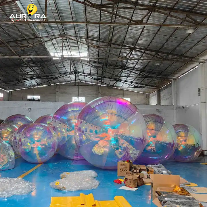 Veranstaltung Dekoration Kugel Aufblasbare Spiegel Ballon Kugeln Hochzeit Laser Disco