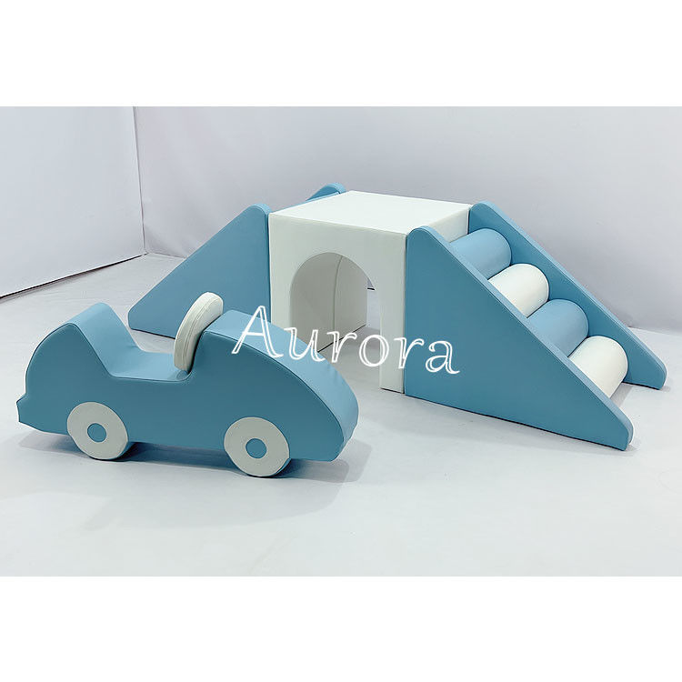 Zusammengepasste Kinder spielen blaue Softball Pit Indoor Soft Play Ausrüstung Digitales Drucken