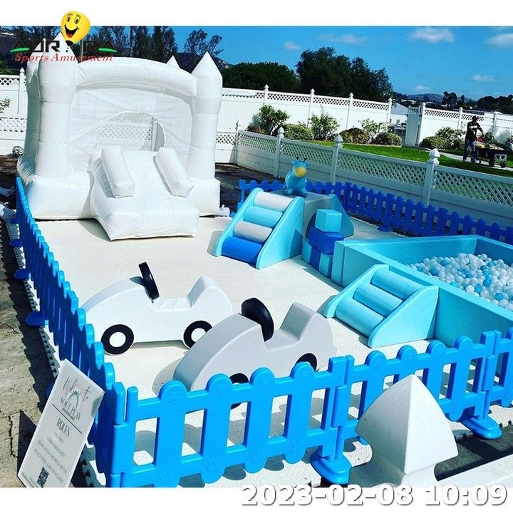 EN71 Außen aufblasbare Soft Play Ausrüstung Ball Pit Soft Play Sets Kinder spielen Vergnügungspark Spielplatz