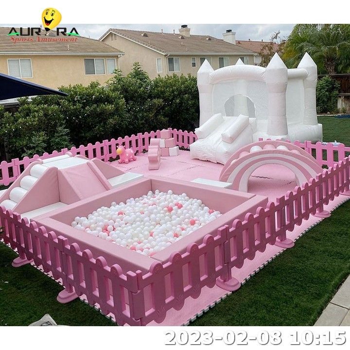 Kleinkinder aufblasbare Soft Play-Ausrüstung Indoor Outdoor Spielplatz Kletterer Ball Pit Party Vermietung