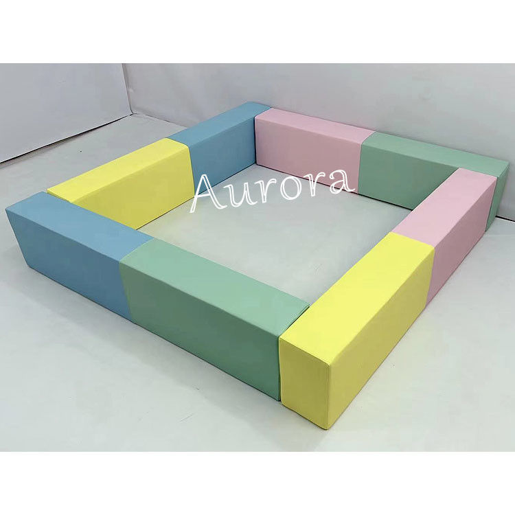 Soft Play Tunnel für Kinder Soft Play Blöcke Soft Play Ausrüstung Gelb Grün