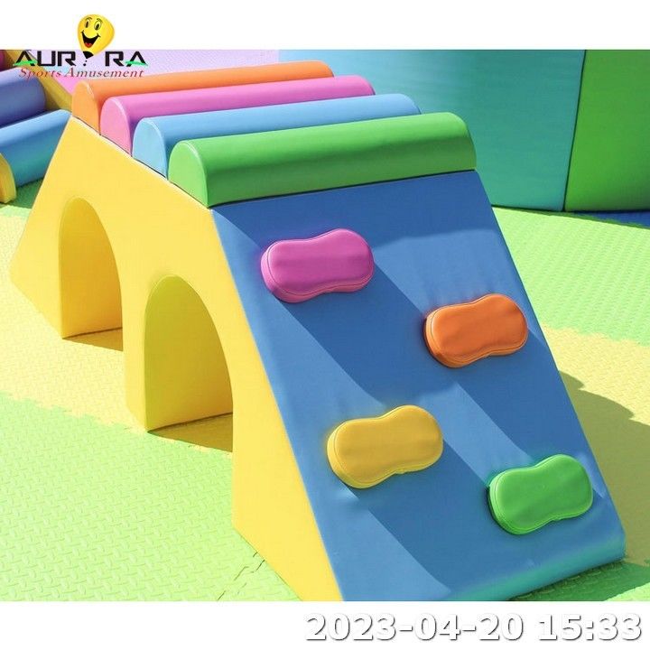 Indoor Soft Playground für Kinder Soft Kletterer Set Geburtstagsfeier Veranstaltung Blau