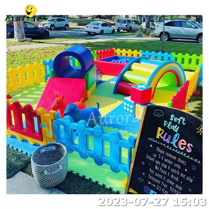Soft Play für Kleinkinder Ball Pit Soft Play Sets Kinder spielen Freizeitpark