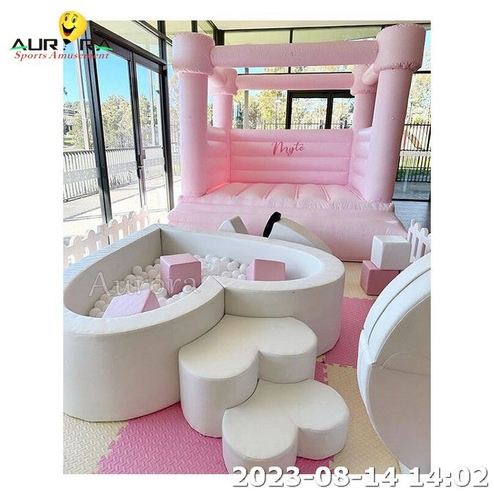 Aurora Sport Weichspiel Farbenfrohe Kinder Indoor-Spielplatz Mädels Mehrfarben