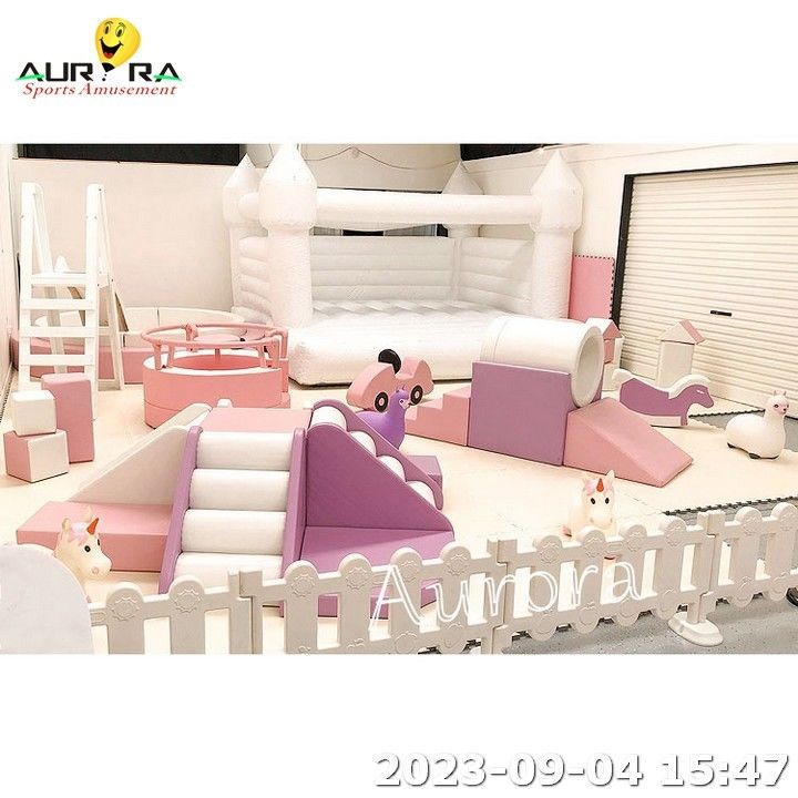 Soft Indoor Play Kids Bounce House Party Soft Play Zaun für Kinder Ausrüstung