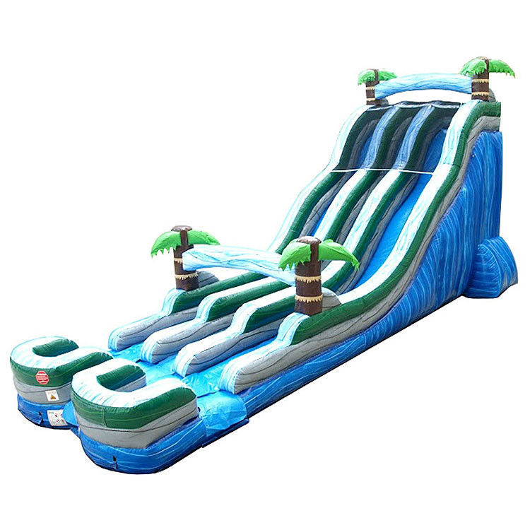 Aufblasbare Wasserrutschen zum Verkauf Sprunghinderung Aufblasbare Wasserrutschen für das Pool