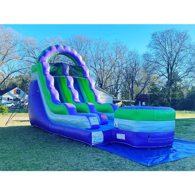 Park Riese aufblasbare Wasserrutsche für Erwachsene Outdoor-Spielplatz für Kinder
