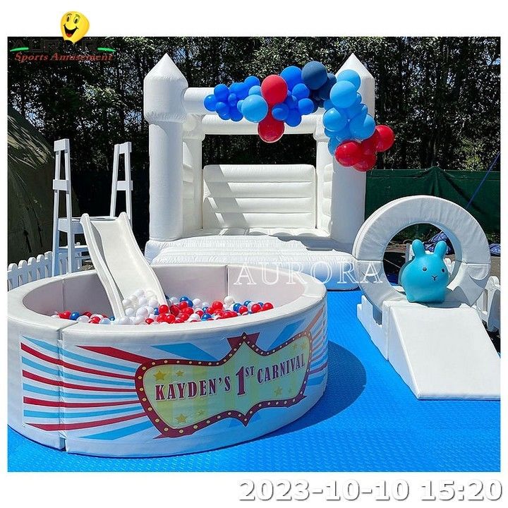 Customized Soft Play Ausrüstung Set Kinder im Freien für Party Miete mit Türsteher