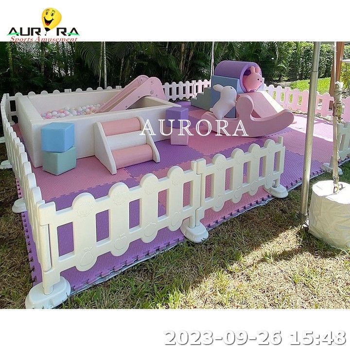 Heißer Verkauf Soft Play Aufblasmatte Indoor Soft Play Area für Party