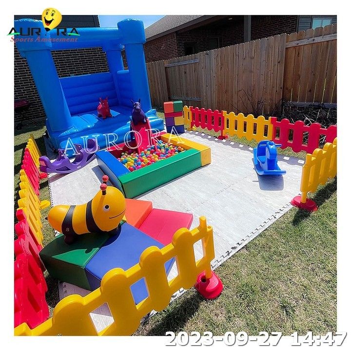 Populär gemischte Farben Kletterer Ball-Grube Kinder Outdoor-Spielplatz Soft Play
