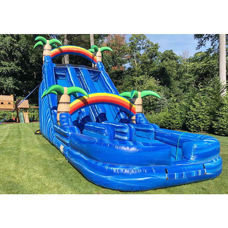 Wasserrutschen aufblasbar für Erwachsene 22 Ft Pool Familie Wasserklettern aufblasbare Rutschen
