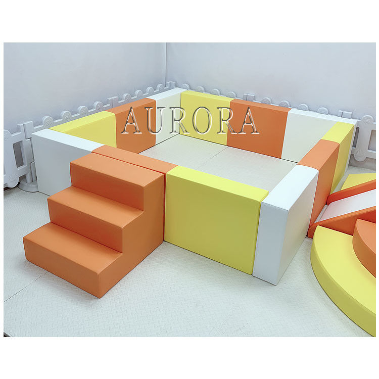 Orange Billiges Soft Play-Gerät Soft Play-Bereich Kinder Indoor Soft Play-Gerät