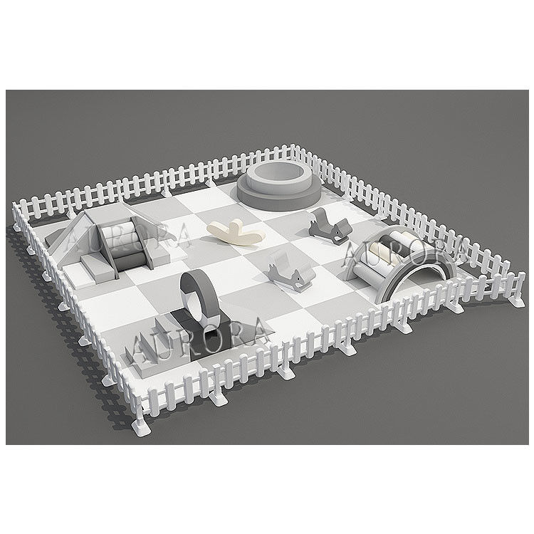 Soft Play Area Kids Grau und Weiß Soft Play Equipment Party Play Games Für Party Hire